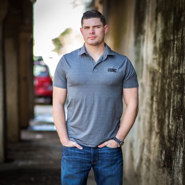 Under Armour USMC Heather Polo Cheap - Image 5