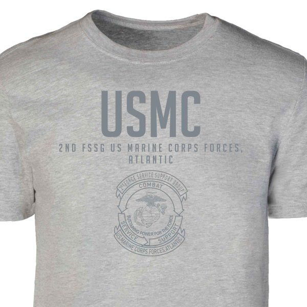 2nd FSSG US Marine Corps Tonal Patch Graphic T-shirt Sale - Image 5