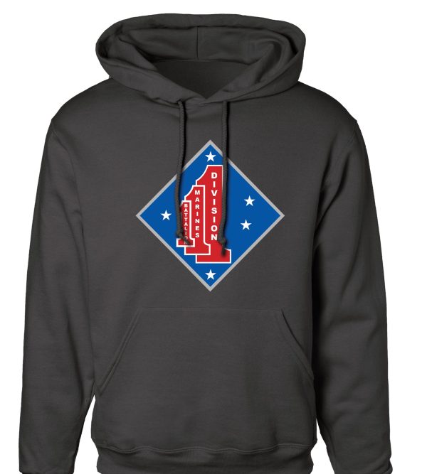 1st Battalion 1st Marines Hoodie Online now - Image 2