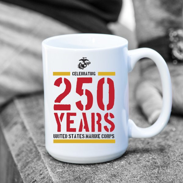 USMC Celebrating 250 Years Mug Online Sale - Image 2