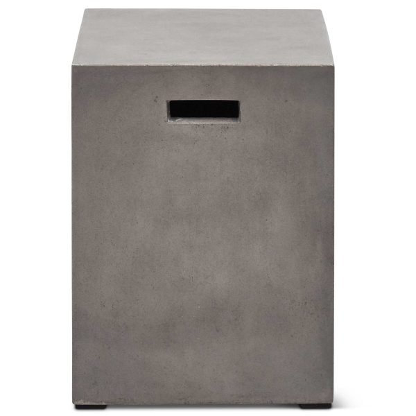 CONCRETE SQUARE STOOL Online now