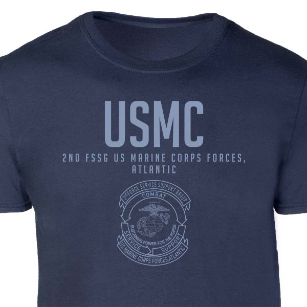 2nd FSSG US Marine Corps Tonal Patch Graphic T-shirt Sale