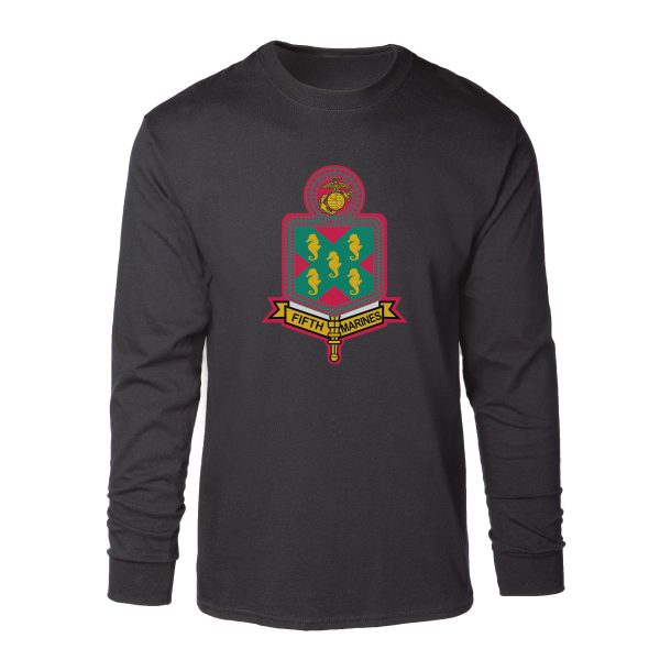 5th Marines Regimental Long Sleeve Shirt Hot on Sale - Image 3