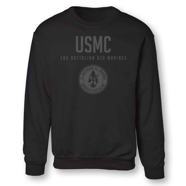 2nd Battalion 8th Marines Tonal Sweatshirt For Sale