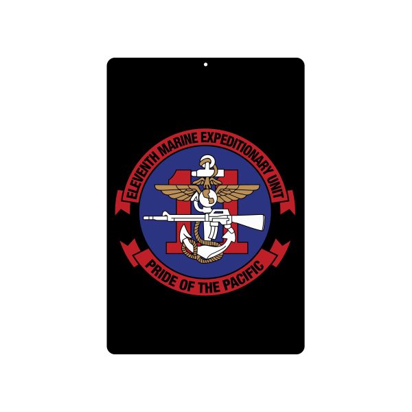 11th MEU Pride of the Pacific Metal Sign Online