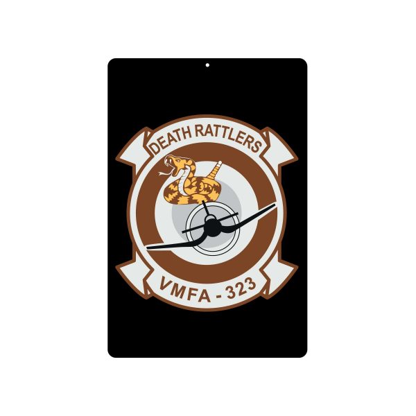 VMFA-323 Death Rattlers Metal Sign Online
