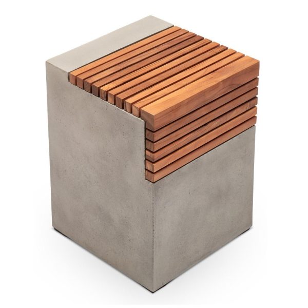 KOFI CONCRETE + TEAK STOOL Supply - Image 5