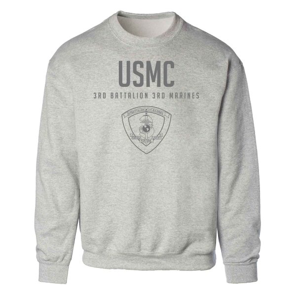 3rd Battalion 3rd Marines Tonal Sweatshirt For Sale - Image 2