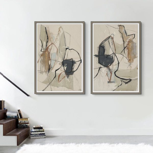 AISE I & II  GLASS FRAMED ART Cheap - Image 2