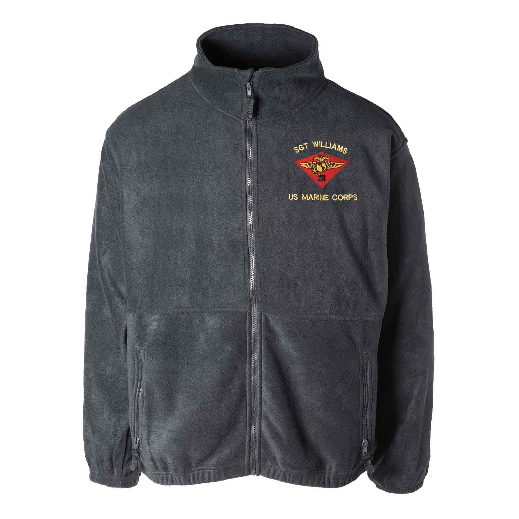 3rd Marine Air Wing Embroidered Fleece Full Zip Cheap
