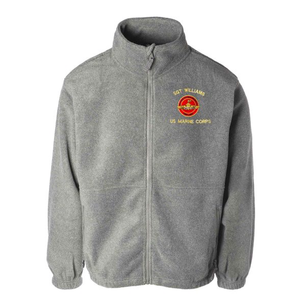 3rd Force Recon FMF Embroidered Fleece Full Zip Hot on Sale - Image 2