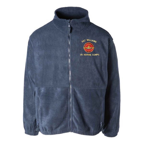 3rd Force Recon FMF Embroidered Fleece Full Zip Hot on Sale - Image 3