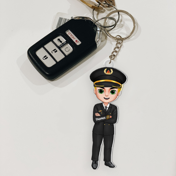 Personalized Gifts For Pilot Keychain 031acpu121124 on Sale